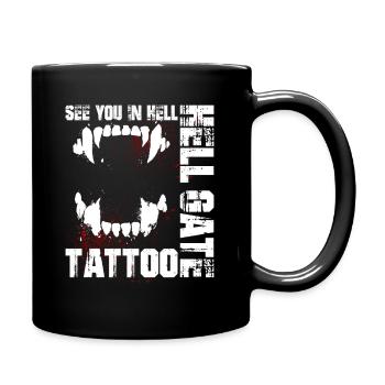TAGUEUR Tätowiert Tribal Ink Tätowierung - Mug uni - noir - Droite