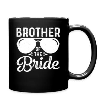 Brother of the Bride - Tasse einfarbig - Schwarz - Rechts