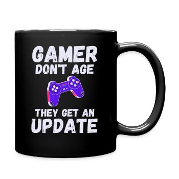 Les joueurs ne vieillissent pas ils obtiennent une mise à jour Jeux - Mug uni - noir - Droite
