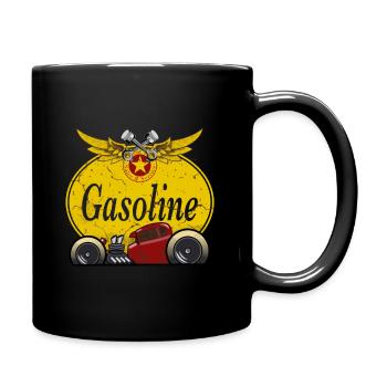 Hod Rod American Car Rockabilly und Muscle Cars - Tasse einfarbig - Schwarz - Rechts
