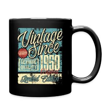 1950 Anniversaire vintage rétro légende - Mug uni - noir - Droite