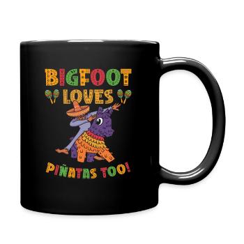 Cinco de Mayo Cryptozoologie Bigfoot Fiesta - Mug uni - noir - Droite