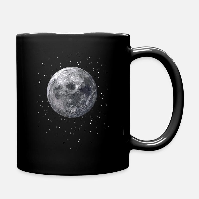 Luna Stars Moon Galaxy Astronomie - Mug uni - noir