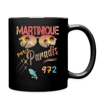 Idee cadeau La Martinique un petit paradis - Mug uni - noir - Droite