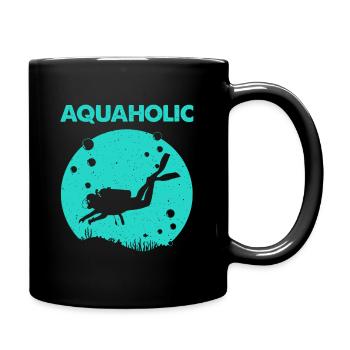 Scuba Diving Themed Design For Men Women - Full Colour Mug - black - Right