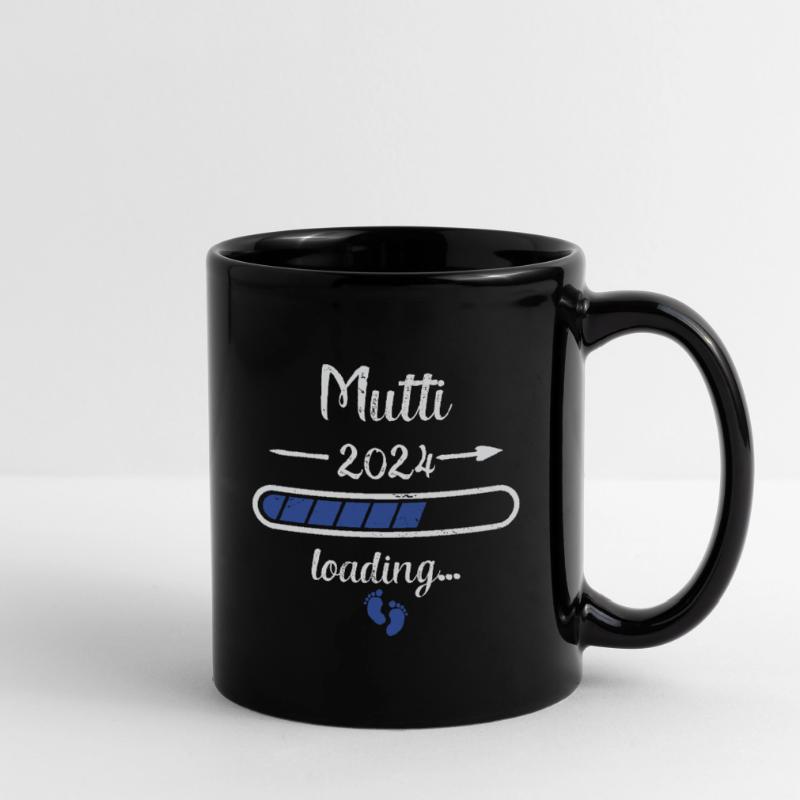 Mutti 2024 Loading Schwangerschaft Mutter Mutter Tasse einfarbig