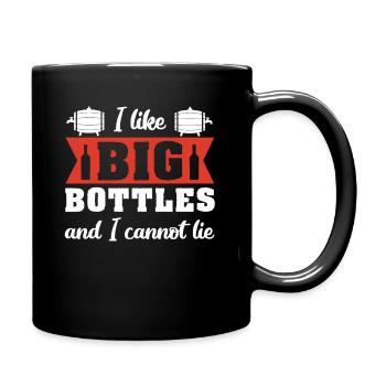 Weintrinken Weinverkostung Weinliebhaber - Tasse einfarbig - Schwarz - Rechts