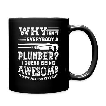 Plumber Awesome Plumber - Full Colour Mug - black - Right
