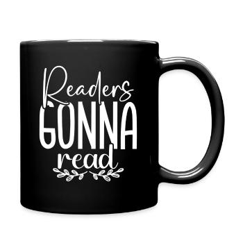 Les lecteurs vont lire - Mug uni - noir - Droite