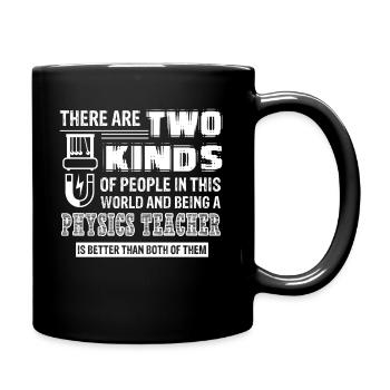 Physics Teacher Being A Physics Teacher - Full Colour Mug - black - Right