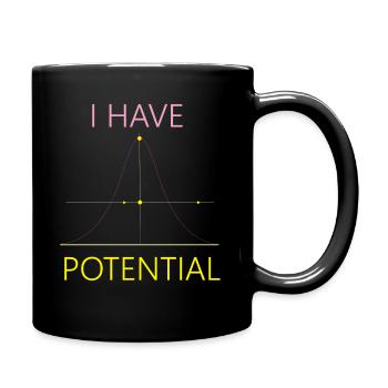 Futur physicien Science Nerd I - Mug uni - noir - Droite