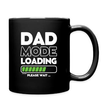 Loading soon daddy -DAD mode loading - Full Colour Mug - black - Right