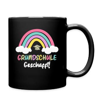 Grundschul Abgänger 2023 Grundschule Abschied - Tasse einfarbig - Schwarz - Rechts