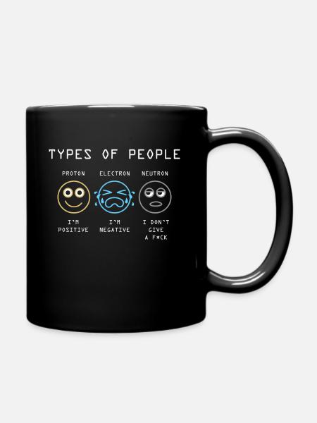 Elektron Neutron Physicien - Mug uni - noir