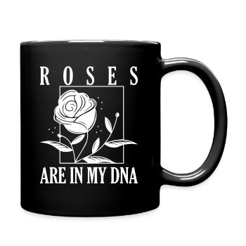 Rosen Sind In Meiner DNA - Florist - Tasse einfarbig - Schwarz - Rechts