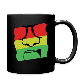Visage du Ghana - Mug uni - noir - Droite
