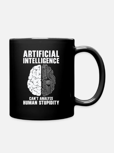 Programmeur d’intelligence artificielle Cerveau - Mug uni - noir
