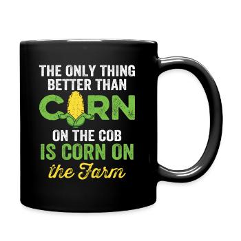 Corn Agriculture Crops Farming Farmer - Full Colour Mug - black - Right