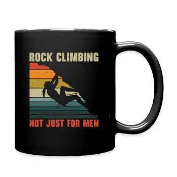 Journée internationale de la femme Mountain Retro Rock - Mug uni - noir - Droite