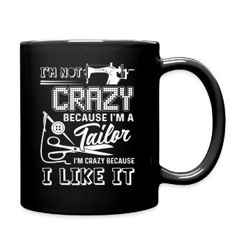 Tailor Love Being A Tailor - Full Colour Mug - black - Right