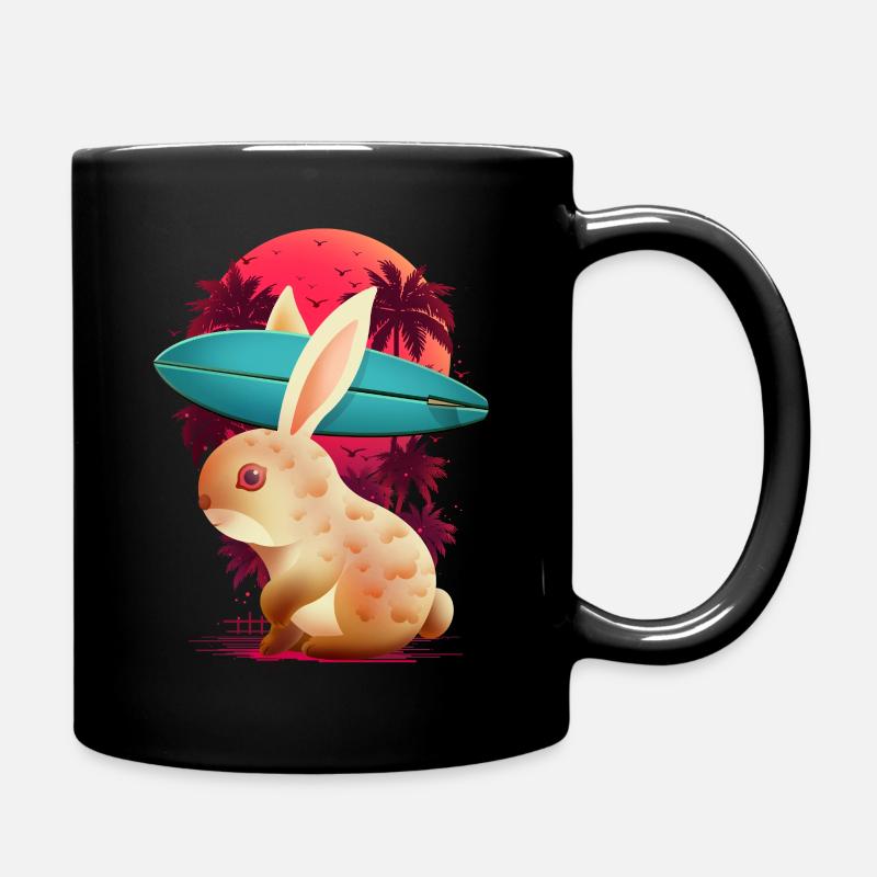 LAPIN D’ÉTÉ - Mug uni - noir