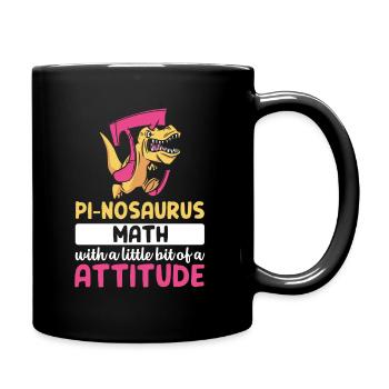 Pi-nosaurus math avec un peu de posture - Mug uni - noir - Droite