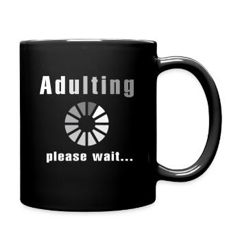 Erwachsene 18. Geburtstag Geschenk 18 Jahre alt Mädchen Jungen - Tasse einfarbig - Schwarz - Rechts