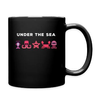 Wassertier Zukünftiger - Tasse einfarbig - Schwarz - Rechts