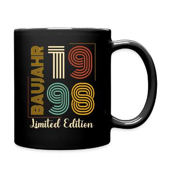 Baujahr 1998 - Tasse einfarbig - Schwarz - Rechts
