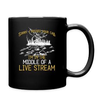 Fliegenfischen Design Für Forelle Fliegenfischer - Mug uni - noir - Droite