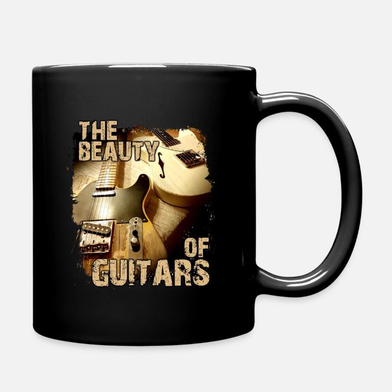 La beauté des guitares - Mug uni - noir