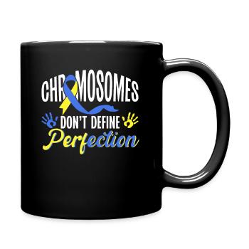 Journée mondiale du syndrome de Down Sensibilisation à l’autisme - Mug uni - noir - Droite