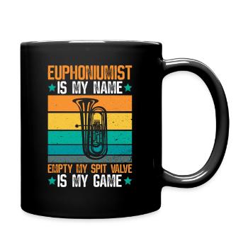 Euphoniumist Design Für Euphonium-player - Full Colour Mug - black - Right