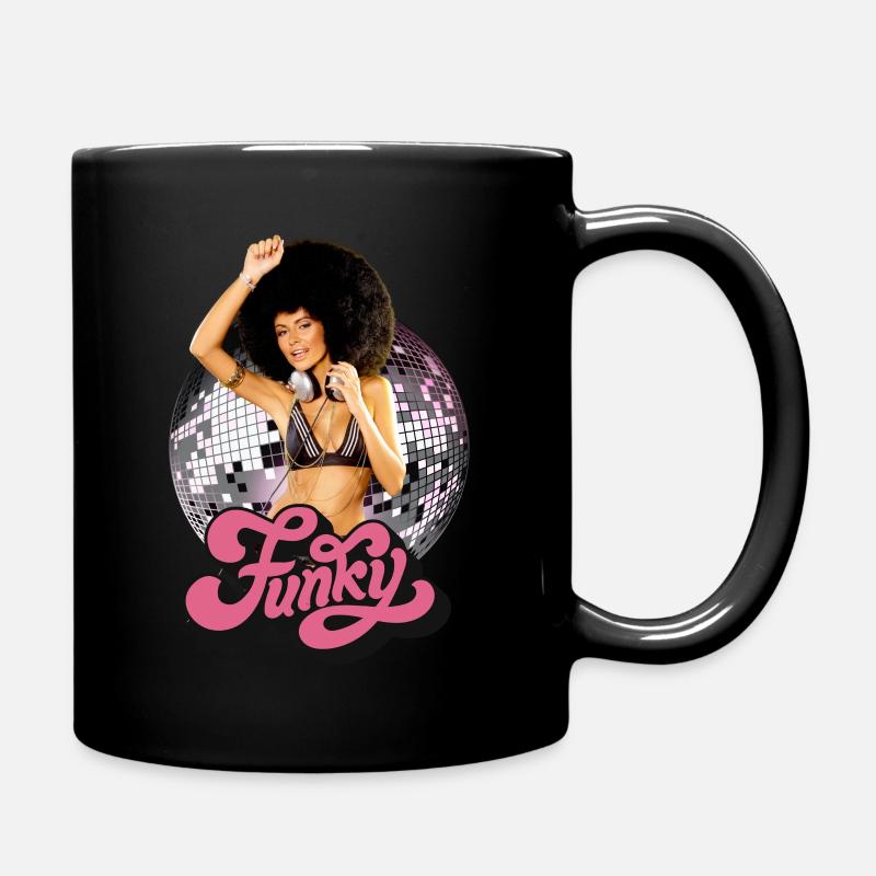 Funky Woman - Full Colour Mug - black