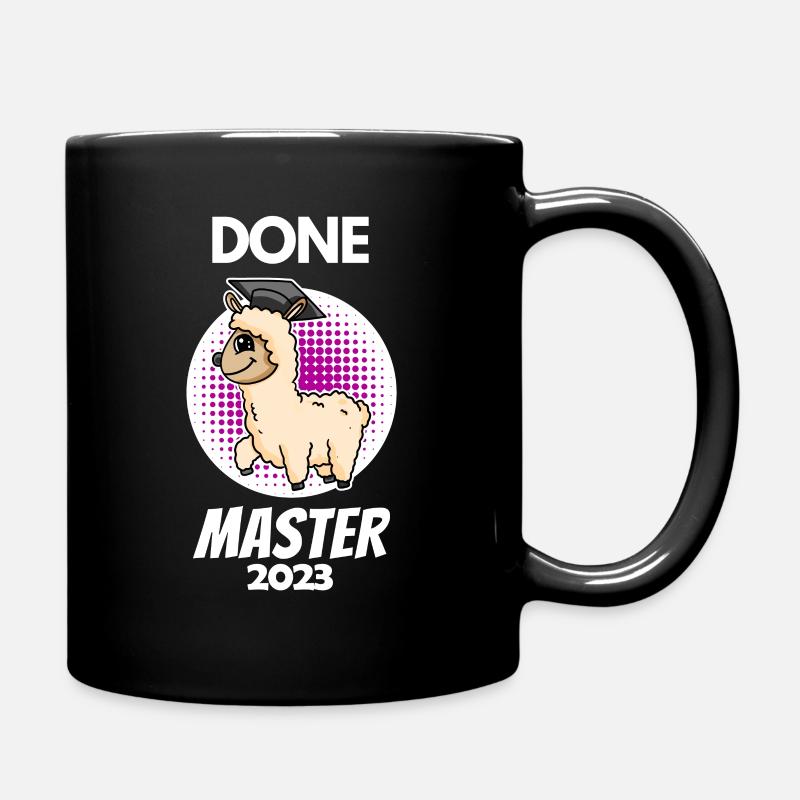 Master 2023 - Master abgeschlossen - Tasse einfarbig - Schwarz