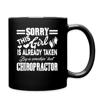 Chiropractor Taken By Hot Chiropractor - Full Colour Mug - black - Right