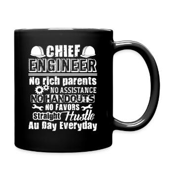 Chief Engineer Chief Engineer Job - Full Colour Mug - black - Right