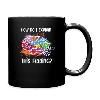 Psychology Psychologist Psychiatry Humor - Full Colour Mug - black - Right