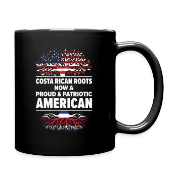 Né au Costa Rica Costa Rica États-Unis - Mug uni - noir - Droite