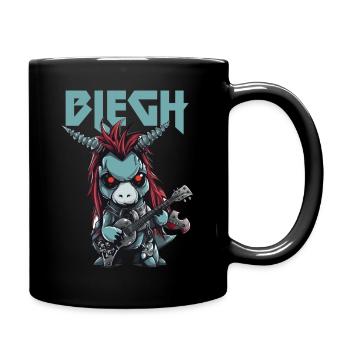 Blegh Heavy Metal Metalcore Unicorn - Full Colour Mug - black - Right