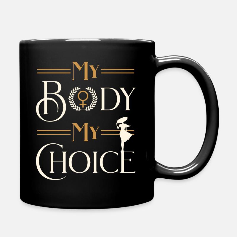 My Body My Choice Brilion - Tasse einfarbig - Schwarz