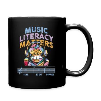 Music Literacy Matters - Full Colour Mug - black - Right