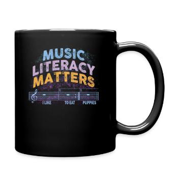 Music Literacy Matters - Full Colour Mug - black - Right