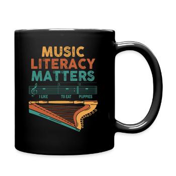 Music Literacy Matters - Full Colour Mug - black - Right