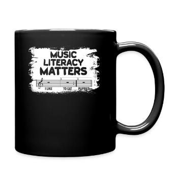 Music Literacy Matters - Full Colour Mug - black - Right
