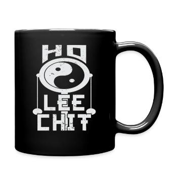 Ho Lee Chit! Ying Yang - Tasse einfarbig - Schwarz - Rechts