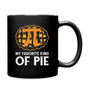 Pi Day Cake Math Number Pi Symbol Food - Mug uni - noir - Droite
