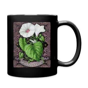 Field winds, winds, vintage botanical illustration - Full Colour Mug - black - Right