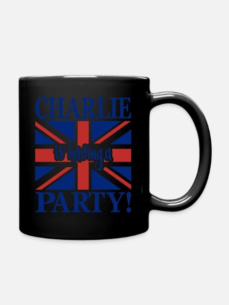 King Charles Coronation - Full Colour Mug - black