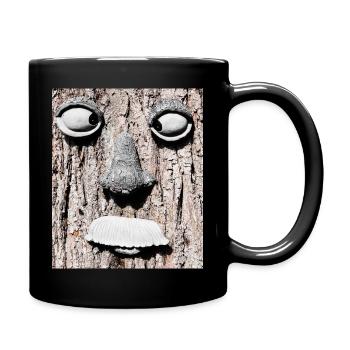Moi et mon bois - Mug uni - noir - Droite